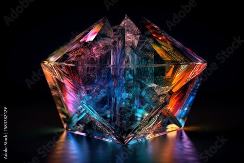 Radiant Prism. Generative AI © Yaroslav Herhalo