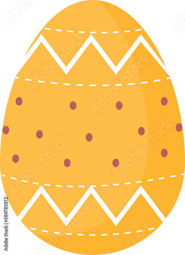 a yellow symbol to celebrate Easter which is the most important celebration in the Christian ecclesiastical liturgical year
