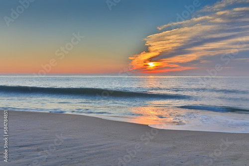 Fototapeta Naklejka Na Ścianę i Meble -  Sunrise at Bethany Beach, Deleware