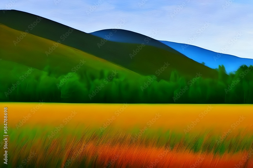 A photograph of a natural landscape Generative AI A photograph of a natural landscape Generative AI