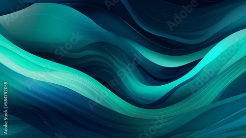 Abstract black and blue background of lines