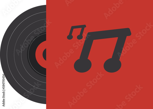 a gramophone record for playing songs on the gramophone
