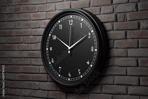 Wallpaper Mural clock on wall Torontodigital.ca