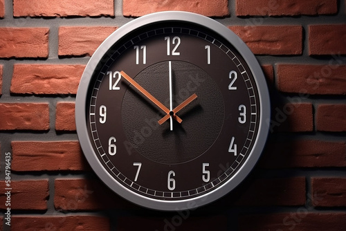 wall clock on the wall