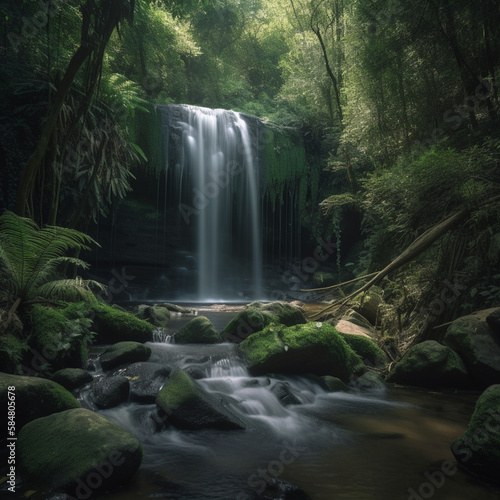 waterfall in the forest