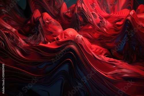 3D Abstract Background. AI generated