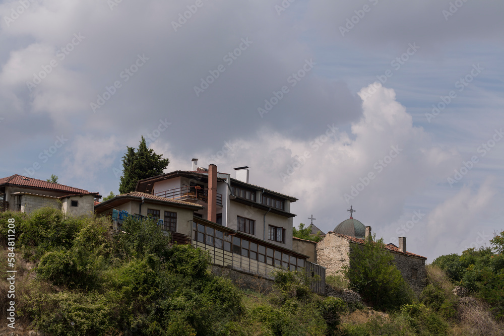 Bulgarian resort-Balchik. City by the Black Sea. East European Recreation Area. Bulgarian resort-Balchik. City by the Black Sea. East European Recreation Area.