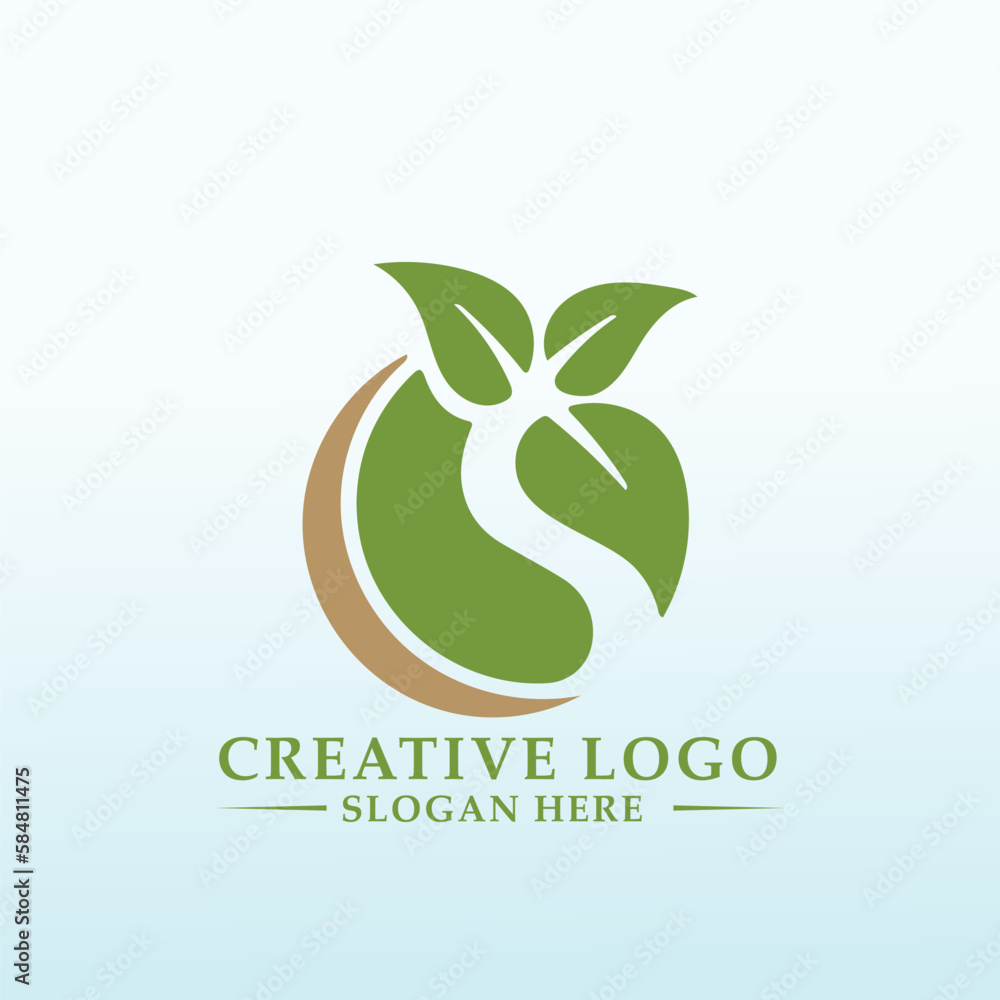 mediate agricultural vector logo design mediate agricultural vector logo design