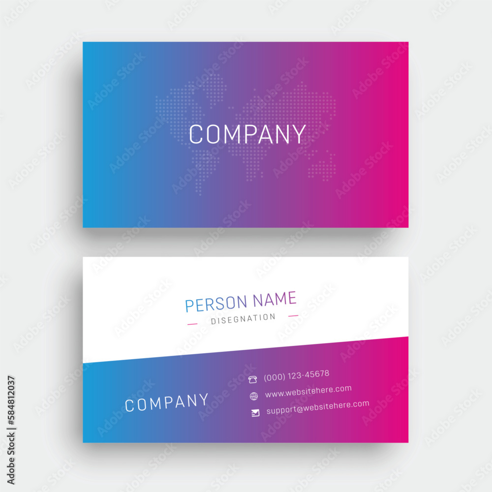 Modern Colorful Business Card Modern Colorful Business Card
