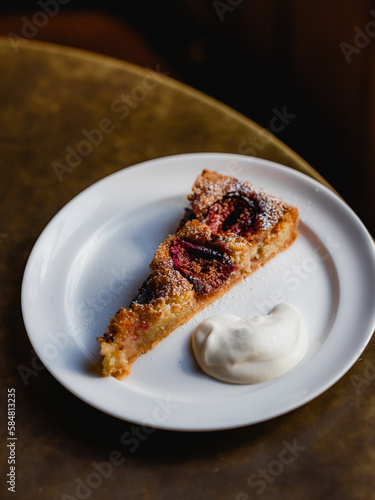 Almond frangipane tart photo