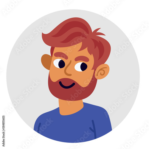young bearded man