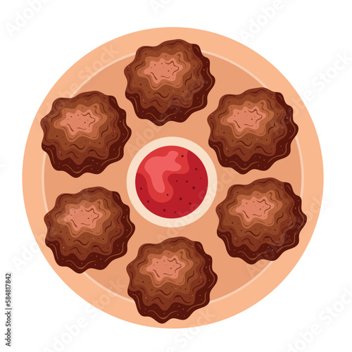 falafel muslim food dish