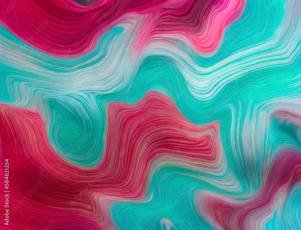 Fototapeta premium Abstract colorful background with lines. Generative AI