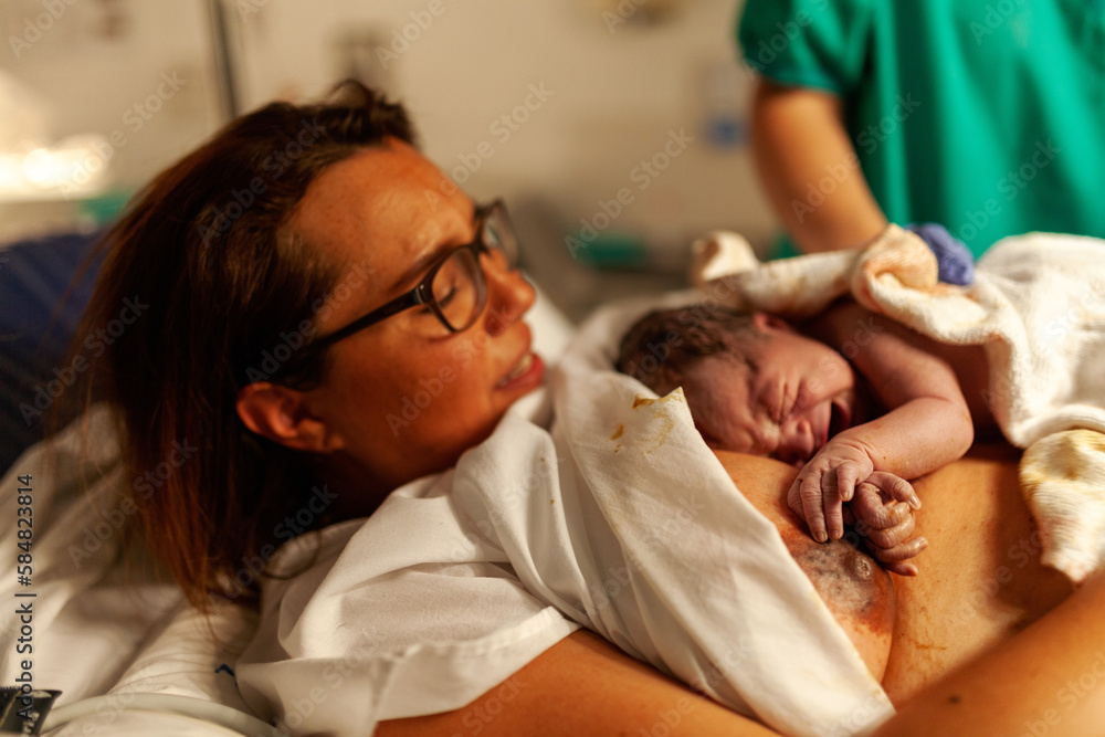 Baby birth in hospital Baby birth in hospital