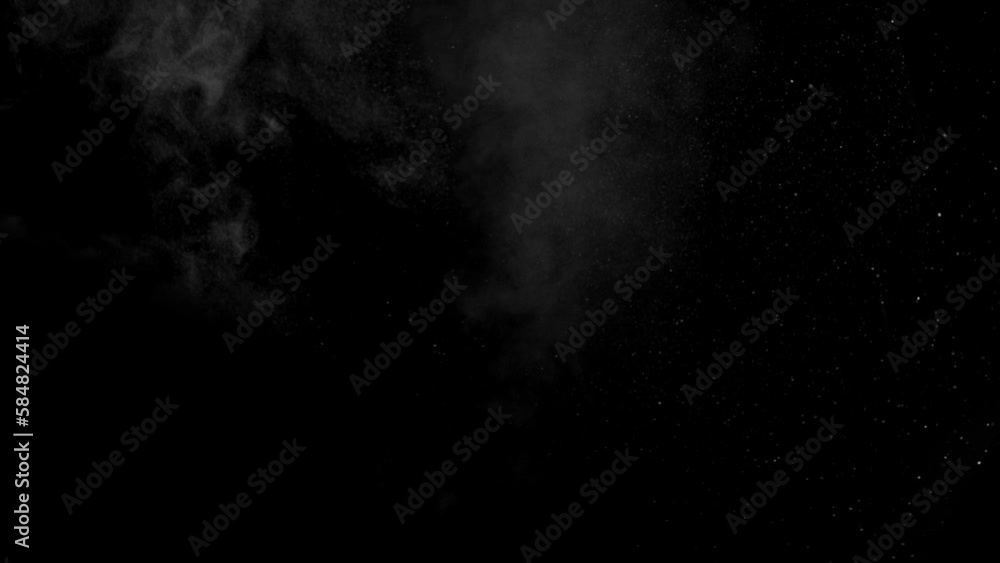 Smoke. Cloud of cold fog in blue light spot on black background. Abstract white smoke in slow motion. Light, white, fog, cloud, abstract, smoke, black, background, 4k, ice smoke cloud. Floating fog. Smoke. Cloud of cold fog in blue light spot on black background. Abstract white smoke in slow motion. Light, white, fog, cloud, abstract, smoke, black, background, 4k, ice smoke cloud. Floating fog.