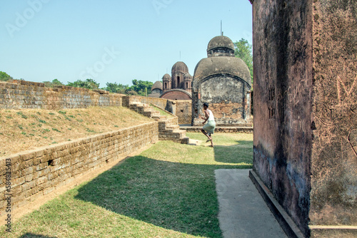 old temple at west bengal india photo