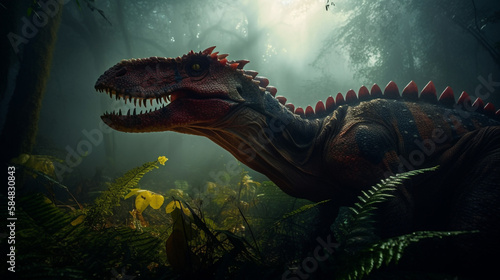 Incredible Cinematic Spinosaurus in a Forest