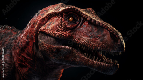 Close up of Evil Tyrannosaurus Rex