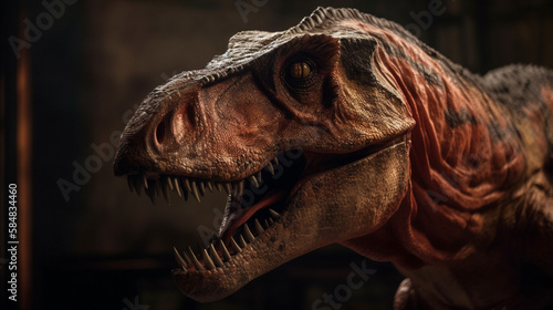 Head Shot of Tyrannosaurus Rex © Aftab