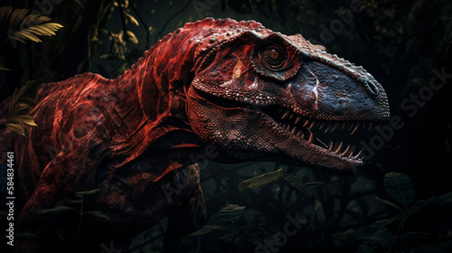 Detailed Close up Tyrannosaurus Rex