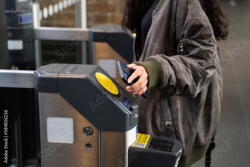 Paying For Public Transport Ticket Using Phone