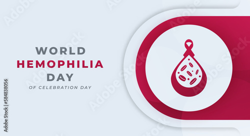 World Hemophilia Day Celebration Vector Design Illustration for Background, Poster, Banner, Advertising, Greeting Card