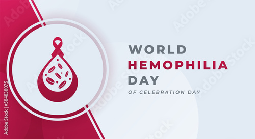 World Hemophilia Day Celebration Vector Design Illustration for Background, Poster, Banner, Advertising, Greeting Card