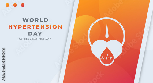 World Hypertension Day Celebration Vector Design Illustration for Background, Poster, Banner, Advertising, Greeting Card