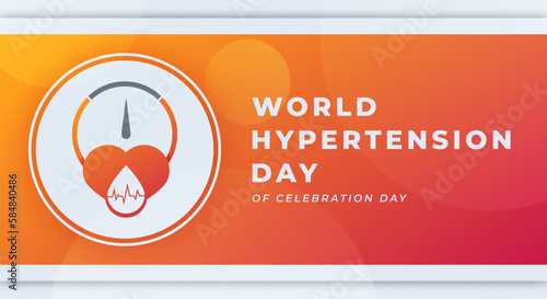 World Hypertension Day Celebration Vector Design Illustration for Background, Poster, Banner, Advertising, Greeting Card