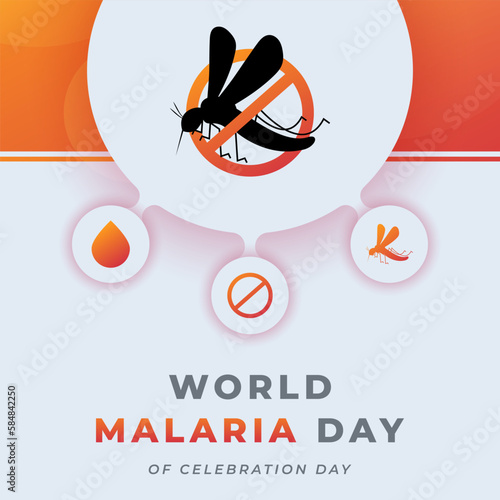 World Malaria Day Celebration Vector Design Illustration for Background, Poster, Banner, Advertising, Greeting Card