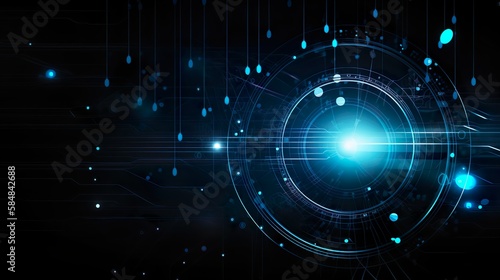 Abstract Business Technology Background