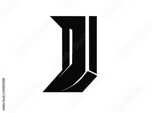 letter j minimalist logo
