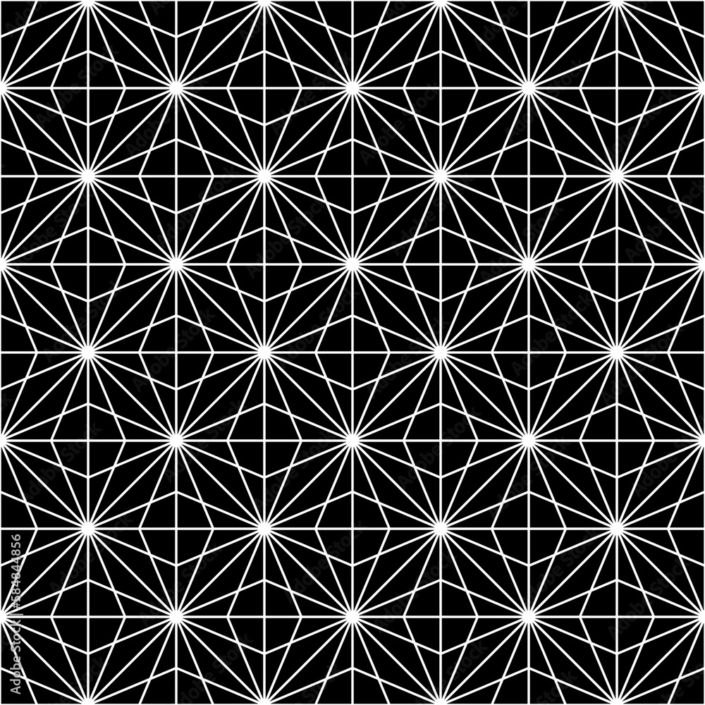 Seamless surface pattern design with triangles, quadrangles, kites. Interlocking polygons tessellation background. Ethnic embroidery ornament. Geometric motif. Grid. Digital paper for print. Vector. Seamless surface pattern design with triangles, quadrangles, kites. Interlocking polygons tessellation background. Ethnic embroidery ornament. Geometric motif. Grid. Digital paper for print. Vector.
