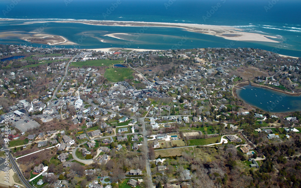 Chatham, Cape Cod Beach and Ocean Aerial