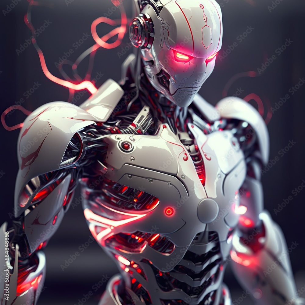Futuristic robot Futuristic robot