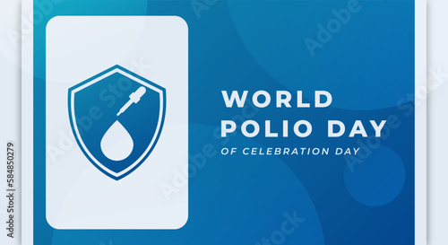World Polio Day Celebration Vector Design Illustration for Background, Poster, Banner, Advertising, Greeting Card