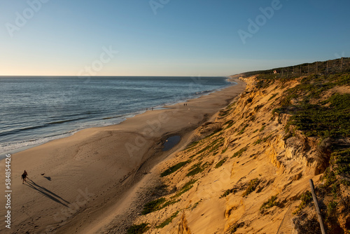 Huge wild beach