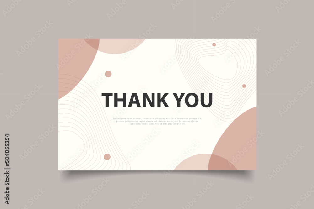 thank you card template design thank you card template design