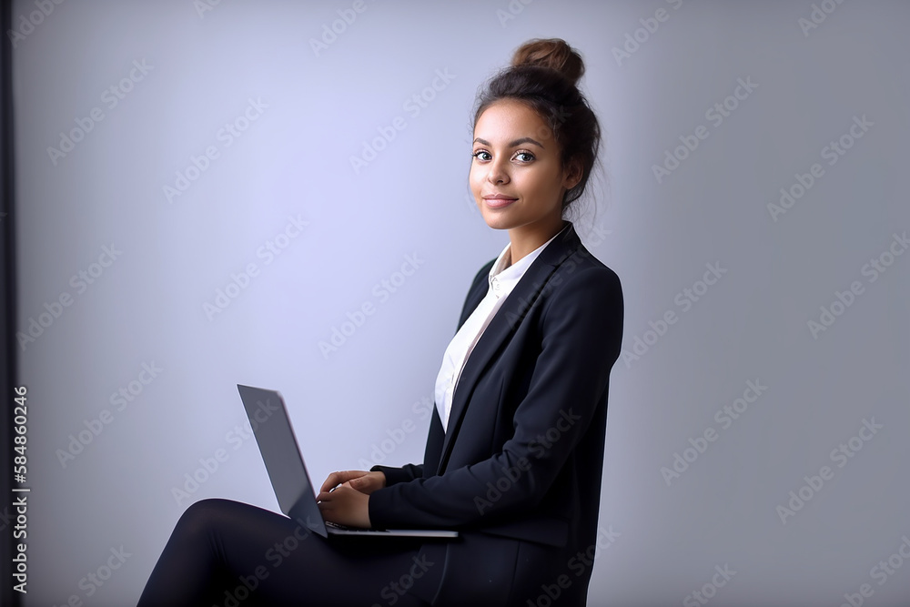 Mulher negra sentada na frente dela considerando trabalho, trabalho de escritório Mulher de negócios sentada pensando no conceito de trabalho Mulher negra sentada na frente dela considerando trabalho, trabalho de escritório Mulher de negócios sentada pensando no conceito de trabalho