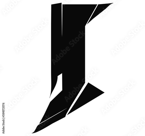 letter j minimalist logo