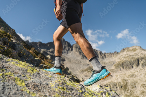 Hiker legs detail