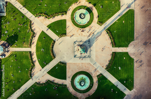 Schlossplatz in Stuttgart, Germany photo