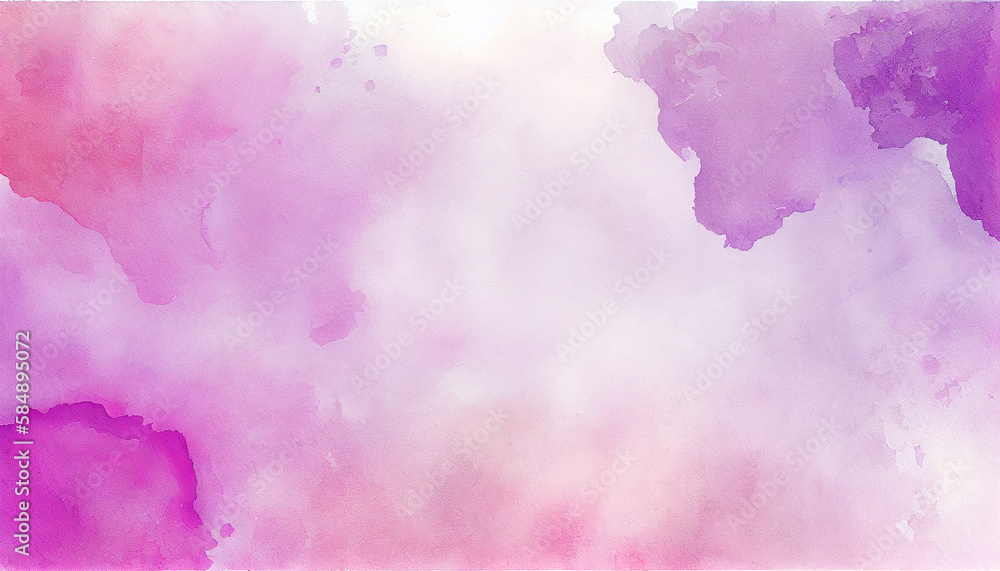 Abstract backdrop of pink watercolor paints and patterns ,generative AI