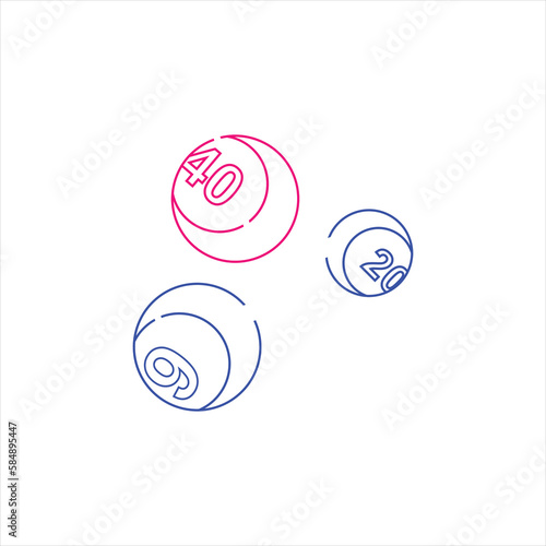 Bingo Balls Neon