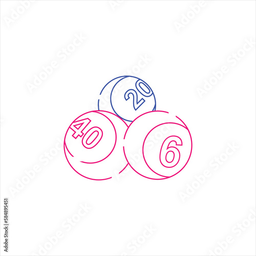Bingo Balls Neon