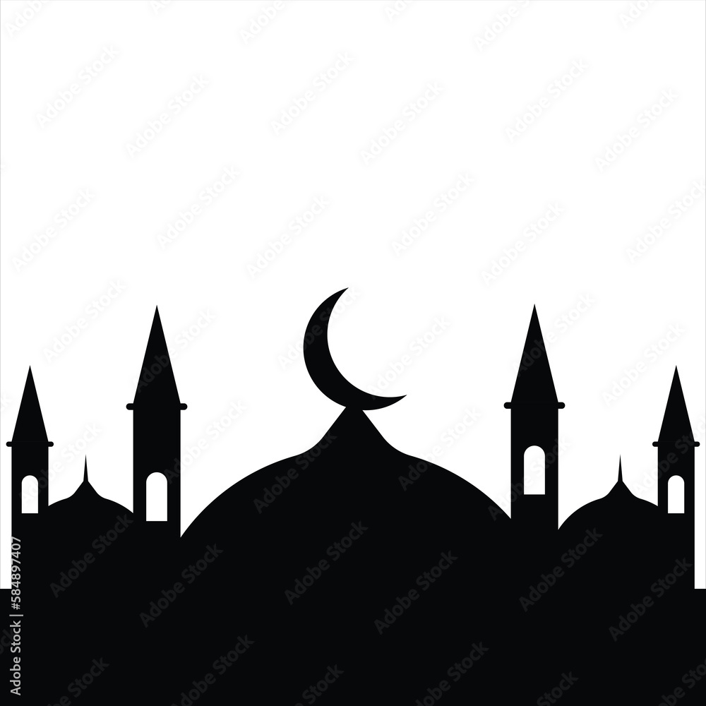 Islamic Mosque Silhouette Islamic Mosque Silhouette