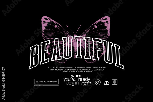 Modern streetwear quotes design inspiration templates