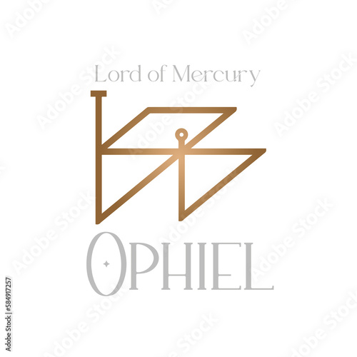 Olympian spirit Ophiel Lord of Mercury photo