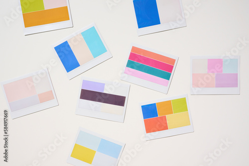 different color palettes