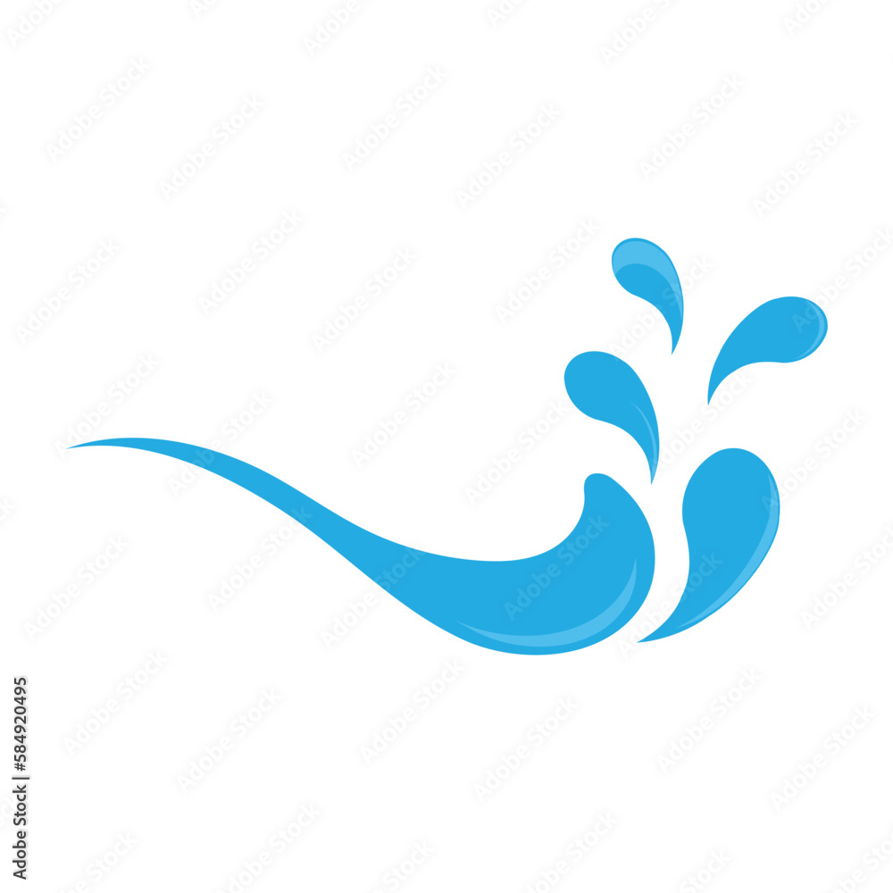 Water wave Logo vector and symbol Template Water wave Logo vector and symbol Template